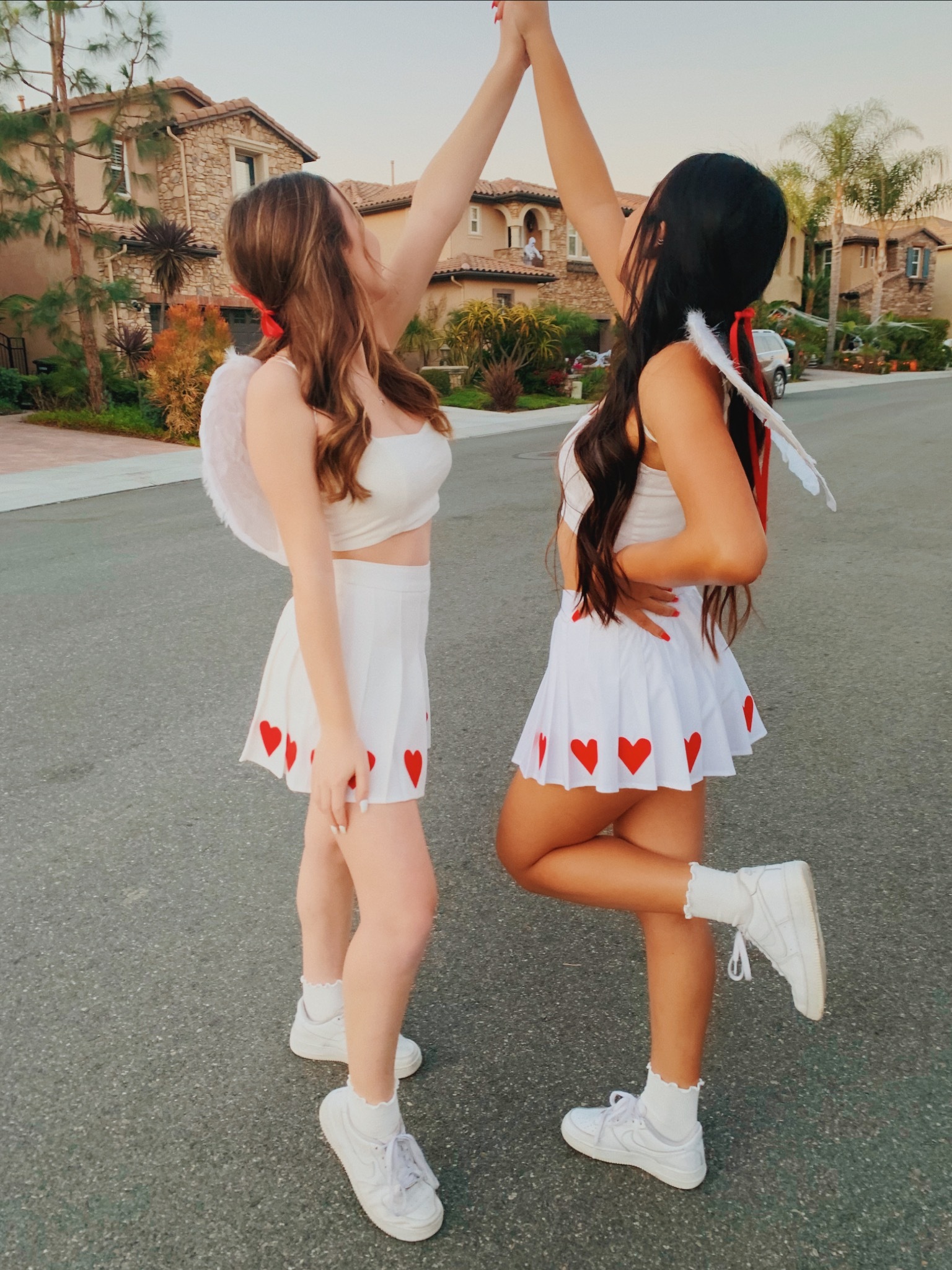 Teens holding hands — 43