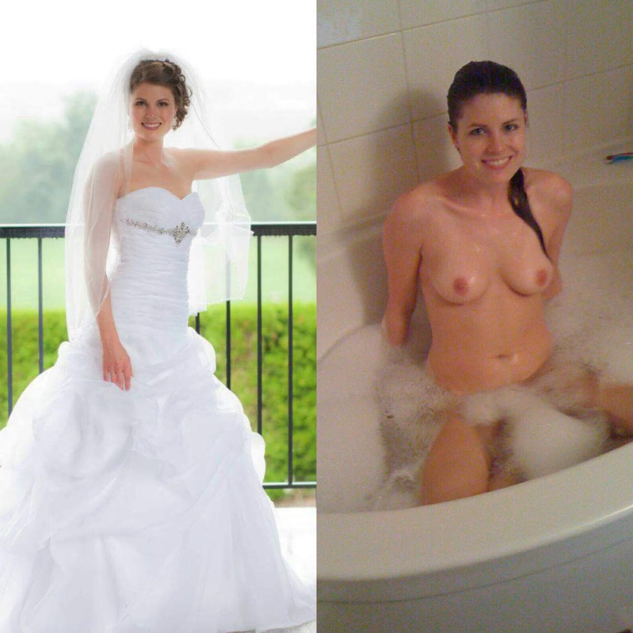 Amateur brides dressed/undressed — 11