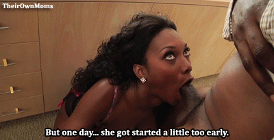 Ebony mom son gif story — 7