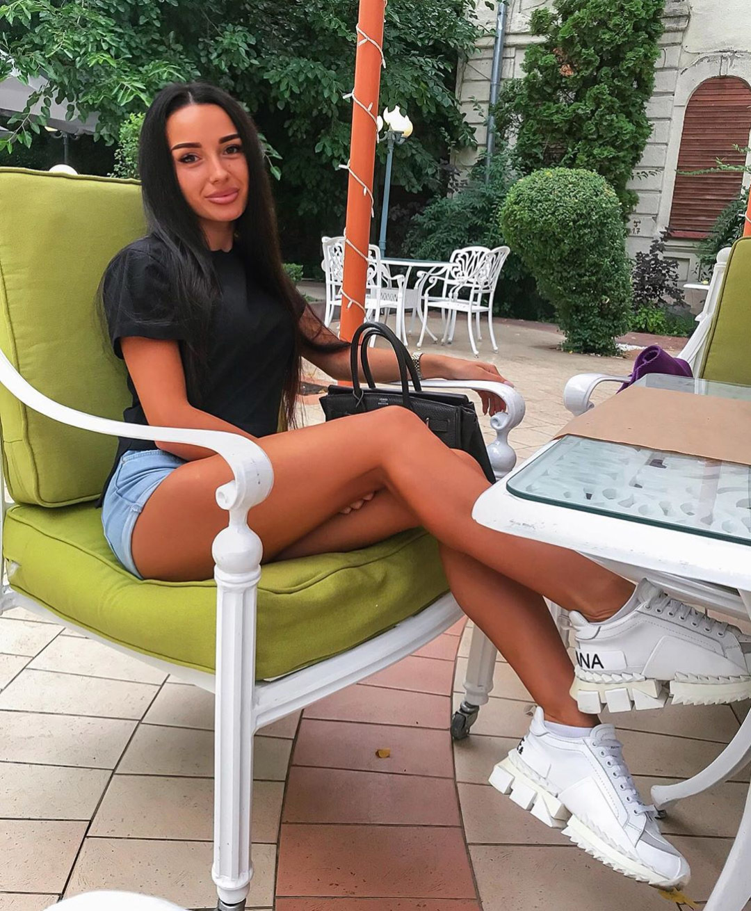 Long Tan Legs Model Sexy Body — 17