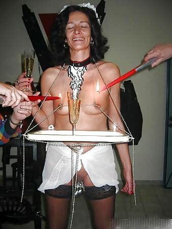 Nipple ring serving trays — 8