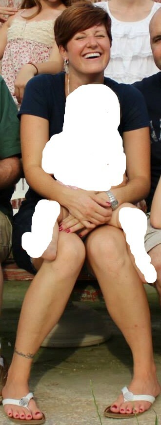 Angel redhead milf sexy legs/feet/face — 35