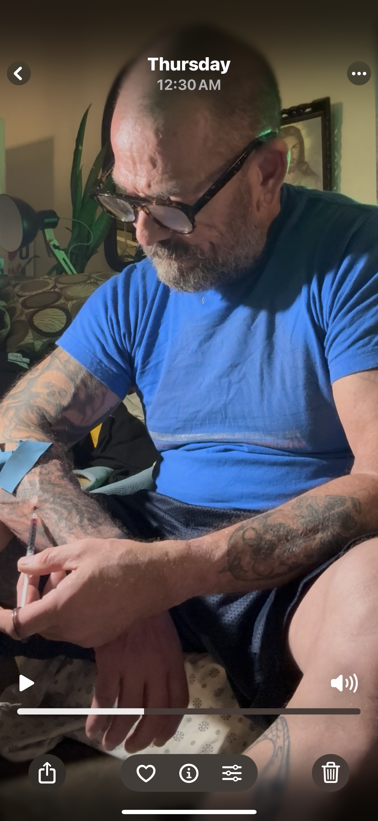 rushing and squirting wads of lethal sperm from my — 46