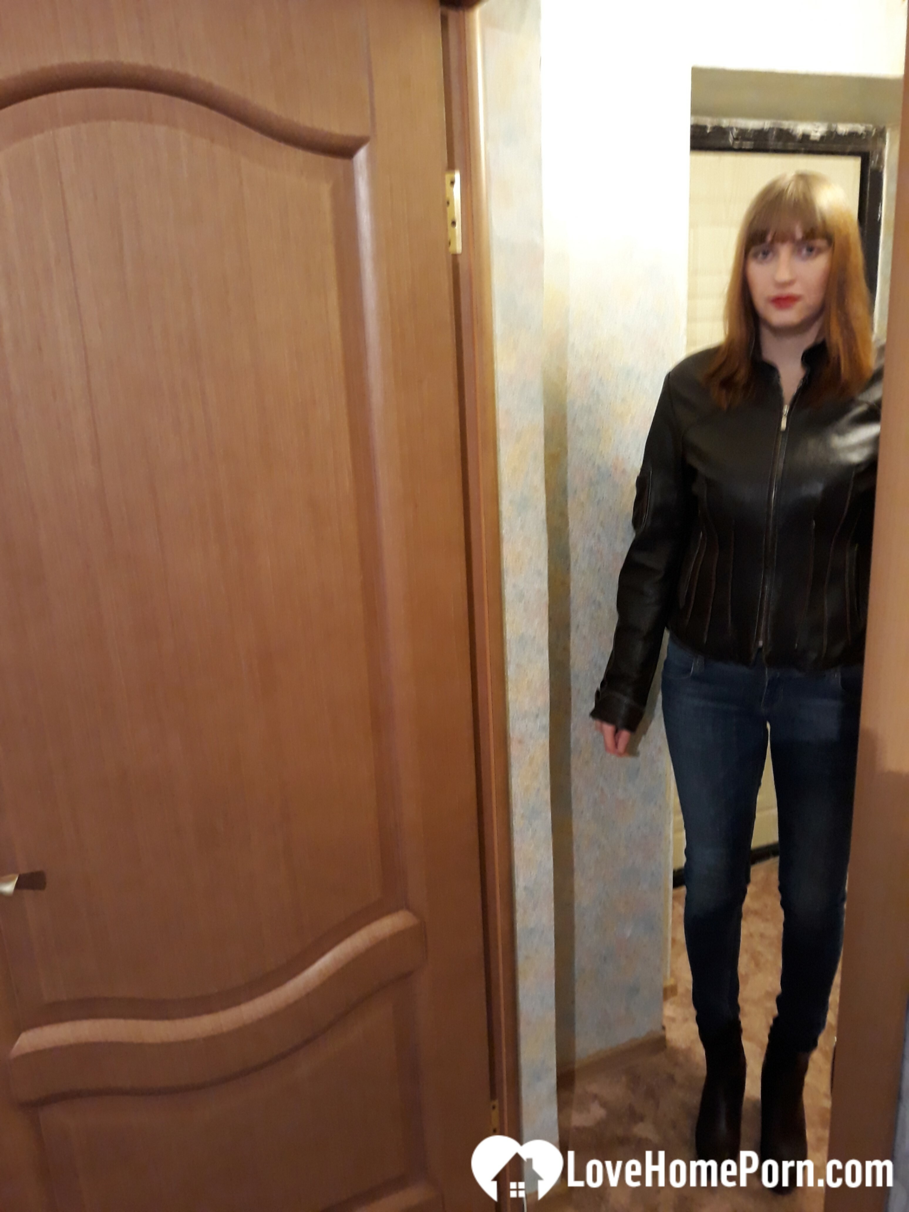 Horny MILF strips jeans to masturbate passionately — 30