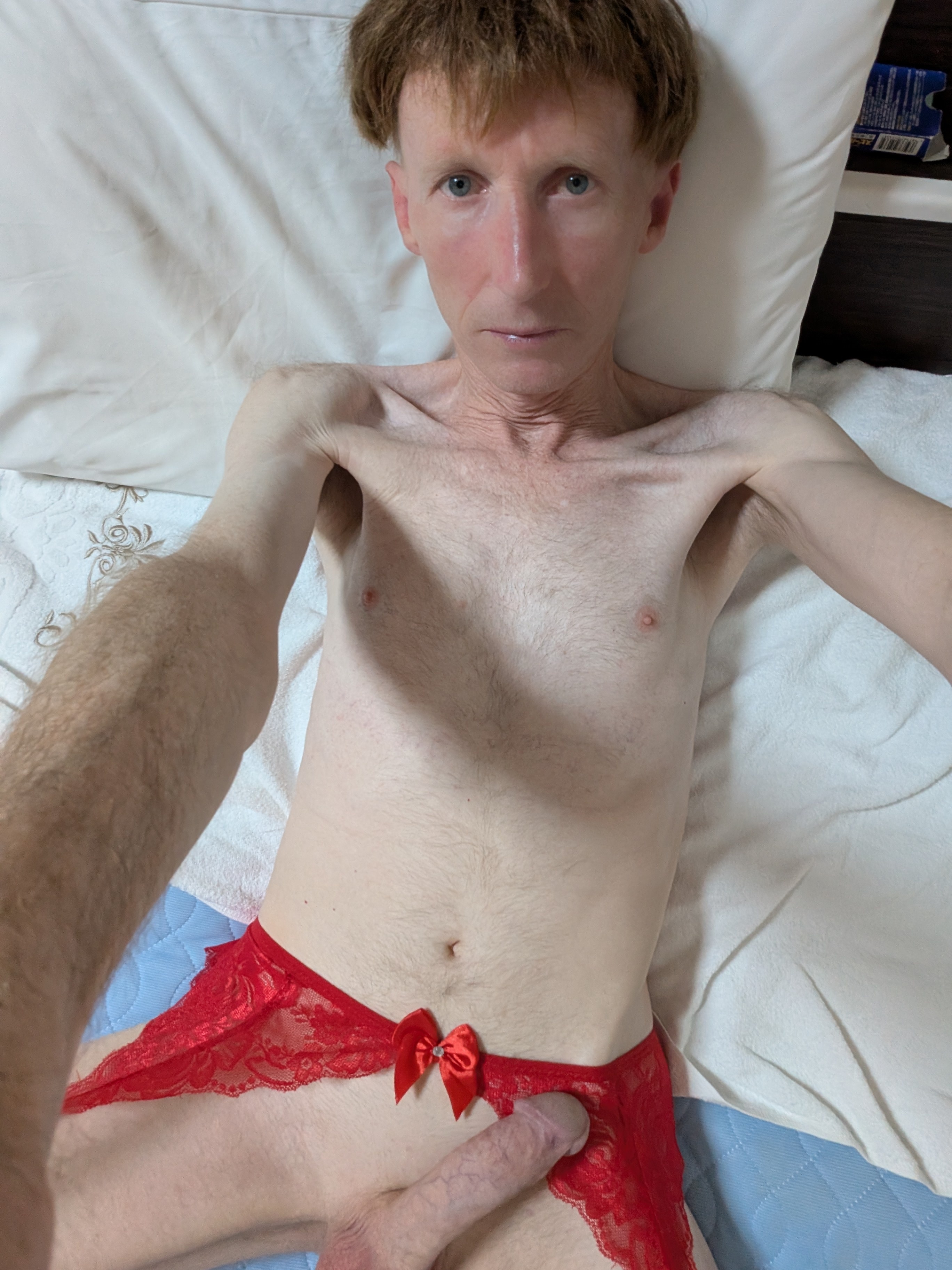 Me in my new garter belt and stockings — 5